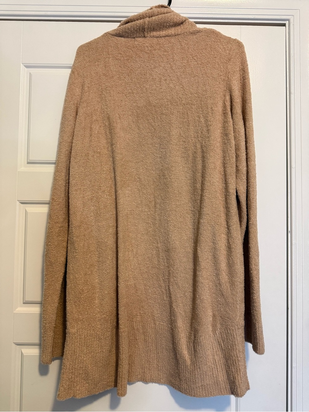 Barefoot Dreams CozyChic Lite Open-Front Cardigan - Taupe - Picture 5 of 7